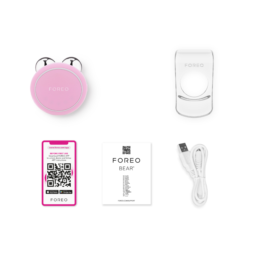 เครื่องยกกระชับเข้าถึงทุกจุด FOREO BEAR mini Pearl Pink_3